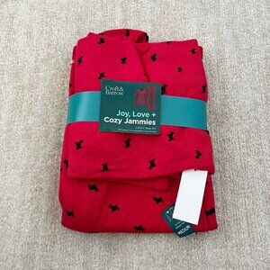 NWT Croft & Barrow Red Pajamas Set M